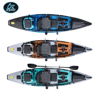 China Fun leisure U-boat most popular pedal fishing fishing kayak K8 with pedal drive and livewll for sale