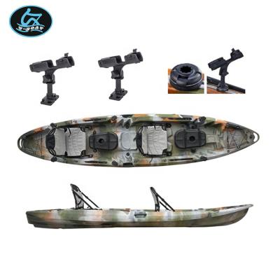 China Fishing Fun Leisure U-Boat New Design 2+1 Tandem Family Fishing Kayak for sale