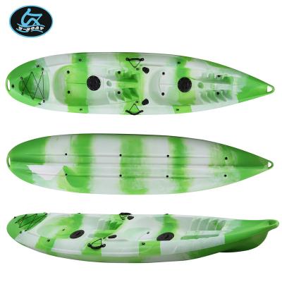 China Cheap tandem HDPE U-boat kayak double sit on top canoe with pedals for sale for sale