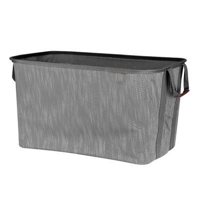 China Large Capacity Modern Design Baby Hamper Foldable Basket Bag Baby Hamper Storage Bag Foldable Durable Polyester Material Bag for sale