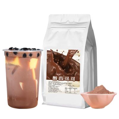 China OEM Cocoa Powder Ripe Chocolate Powder Bubble Tea Supplier Bubble Tea Supplies Harden Baking Ingredients Milk Tea Shop Granule for sale