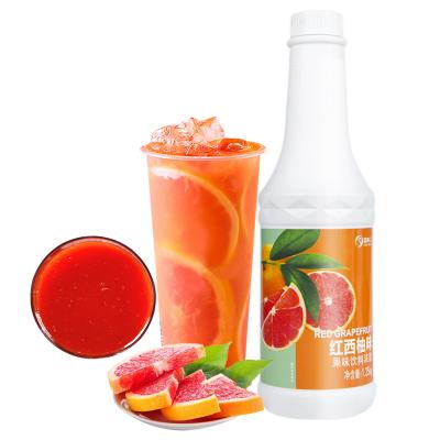 China OEM Natural Grapefruit Juice Concentrate Fruit Syrup Bubble Tea Supplies Bubble Tea Supplier Factory Direct Hair Drinks Fast Instant for sale