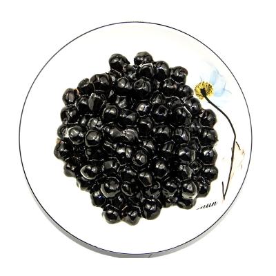 China Wholesale High Quality Taiwan Flavor Regular Black Bubble Sugar Tapioca Pearls For Milk Tea Shop Cassavaball Boba Bubble Tea Materials for sale