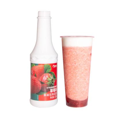 China Glucose OEM Strawberry Flavor Concentrated Juice Maple Syrup Bubble Tea Supplies Bubble Tea Supplier Fresh Jam for sale