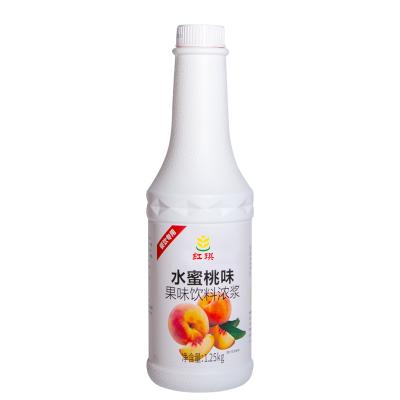 China Other OEM Peach Juice Concentrate A Delicious Fruit Drinks Bubble Tea Supplies Bubble Tea Supplier Maple Syrup Factory Direct Hair for sale