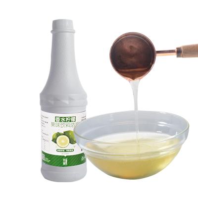 China Other OEM Lime Juice Concentrate Bubble Tea Supplies Bubble Tea Supplier Fruit Syrup Factory Direct Hair Multi Flavor Drink for sale