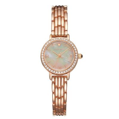 China Fashion Women's Luxury Zircon Diamond Quartz Watch Water Resistant Imported Classic Movement Watch Girls Ladies Wristwatches for sale