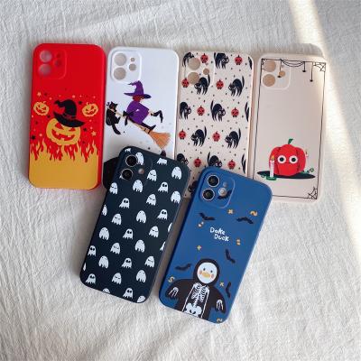 China Anti-fall Matte Case Halloween Creative For iPhone 13 Case Ultra Slim Cell Phone Cases For iPhone 13 Pro 12 Pro 11 Max for sale