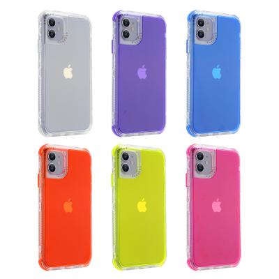 China Dirt-resistant/Shockproof/Anti Scratch For iPhone 12 Case Clear Bumper Non PC Slip TPU Hard Phone Case Cover For iPhone 12 Pro Max for sale