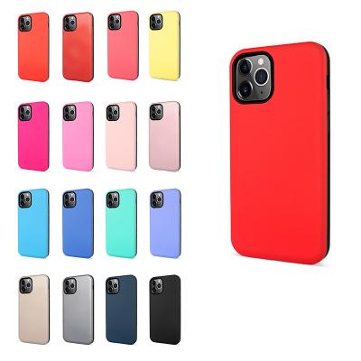 China Dirt-resistant / Anti Scratch / Shockproof Armor Dual Layer TPU PC Cell Phone Case For iPhone 12 Pro 12 Max Back Cover for sale