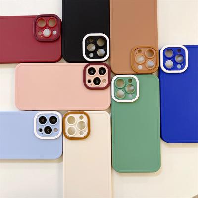 China Dirt-resistant / Shockproof / Anti Scratch Full Camera Protective Cell Phone Case New For iPhone 13 Pro 12 Pro 7 8 Max Plus Flexible TPU Mixed Colors Cover For iPhone 13 for sale