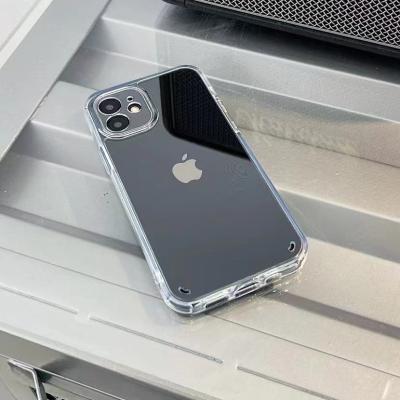 China Anti-drop for iphone 13 transparent acrylic hard phone case phone cover 1.5mm for iphone 13 pro max with camera protection for iphone13 for sale