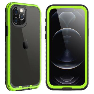 China IP68 Anti-drop waterproof phone case cover full in iphone 12 pro max swimming diving hot sale iphone 12 case amazon waterproof for sale