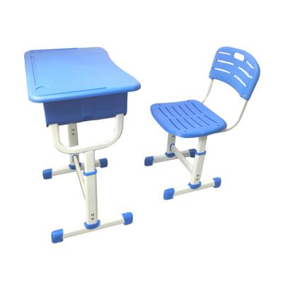 China Modern Green Materials Classroom Desk And Plastic Adjustable Chair Desks And Chairs For Students for sale