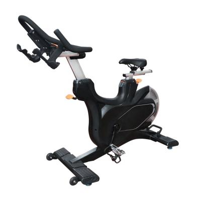 China Luxury Professional Display Fitness Gym Csreen Magnetic Rotation Exercise Bike With Aluminum Alloy Flywheel for sale