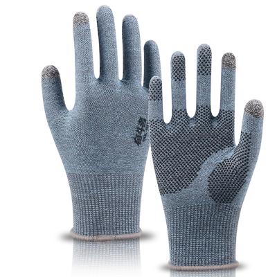 China Women's Summer Dots Driving Gloves Sunprotector Touch Screen Training Gloves for sale