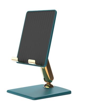 China Dual Foldable Adjustable Aluminum Foldable Portable Stand Holder Desktop Mobile Phone Stand Cell Phone Stand for sale