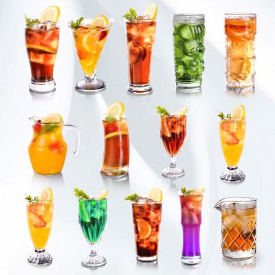 China Luxury Wholesale Creative Transparent Tea Milkshake Morden Fashion Juice Drinking Glass Cup Cold Cup for sale