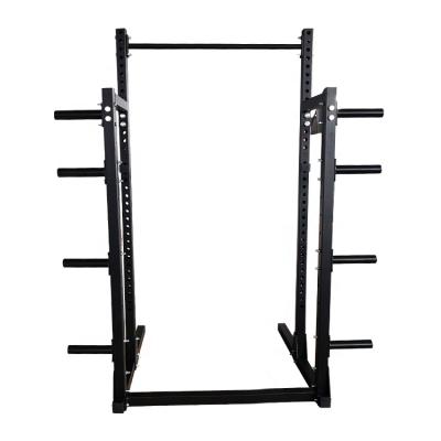 China New Design Eco-friendly Professional Multi Fitness Equipment Commercial Home Used Half Power Squat Rack for sale