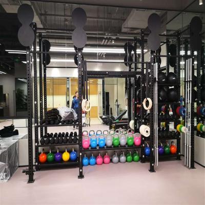 China Commercial Multifunctional Professional Fitness Equipment Gym Club Power Shelving Racks for sale