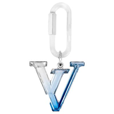 China Crystal Ice Blue Acrylic L&V Main Chain for sale