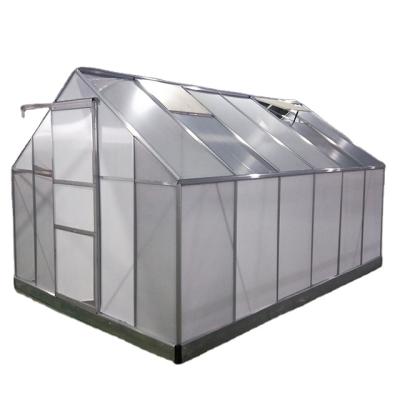 China High Quality Polycarbonate Factory Price PC Polycarbonate Covered Outdoor Green Houses / Large Garden Greenhouse for sale