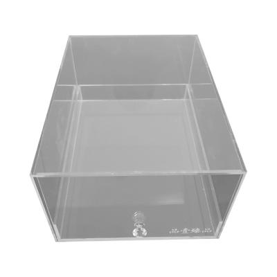 China High Quality Clear Acrylic Display Box Viable Stocked Shoe Display Box for sale