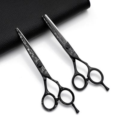 China New Fashion Thinning Scissors Barber Tools Japanese Cobalt Steel Salon Cutting Shear Hair Scissors for sale