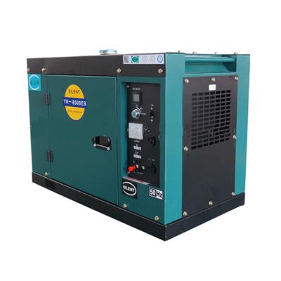 China Construction Air Cooling Super Sound Proof Silent Generator Set Small Engine Silent Diesel Generator Low RPM 15Kw for sale