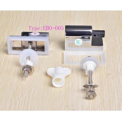 China ABS Chrome Plated Soft Close Hinge For Toilet Seat Cover EBO-005 for sale