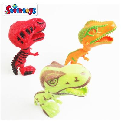 China Movable mouth action toys dinosaur mouth action toys promotion moving head dinosaur big promotion pull the trigger to bite for sale