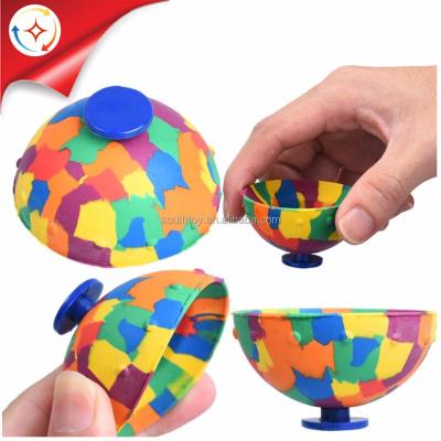 China Hip Pop Jumpers Bowl Rubber Bouncing Ball Promote Multi Color Hip Pop Jumpers Rubber Bowl Bouncing Ball For Kids for sale