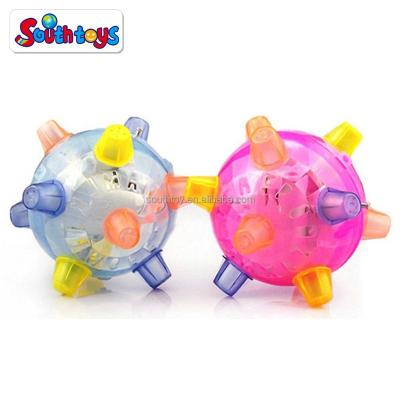 China Promotional Toy Funny Flashing Dancing Singing Bounce Bounce Ball Toy For Kids for sale