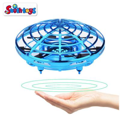 China 2.4 GHz Kids Flying Toy Hand Controlled Mini UFO Induction Drone With Light for sale