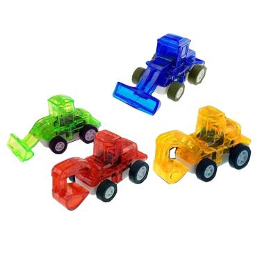 China Pull Back Good Quality 4 Style Matching Kids Mini Construction Toy Truck With Wholesale Price for sale