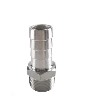 China Pipe Lines Connect with DIN Standard Stainless Steel Hose Nipple Male Casting Nipple for sale