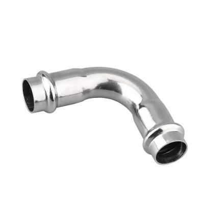 China WZ Customized Support OEM Stainless Steel 304 316 Press Fittings for Plumbing Systems for sale