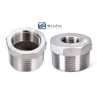 China Stainless Steel Hex Bushing for NPT BSP Thread Joint Smooth and Secure Connection for sale