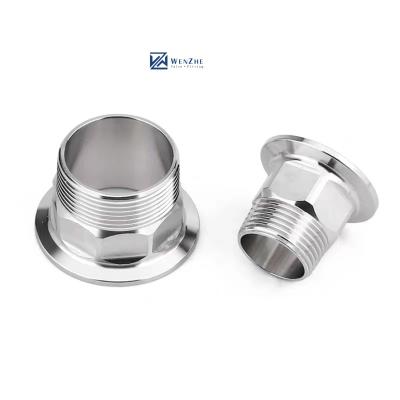 Китай Санитарная нержавеющая сталь SS304/SS316L Tri Clamp Hex Nipple Thread Ferrule продается