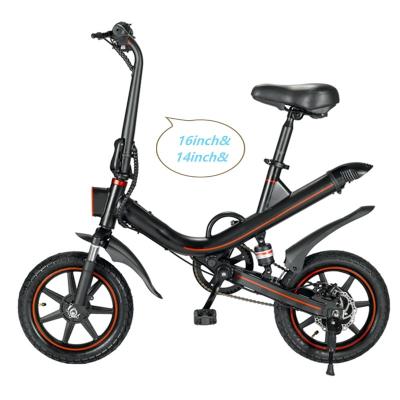 China Manufacturer Customized High Quality Steel Ebike 500W Warranty Folding Electric Bike Cruiser Bike for sale