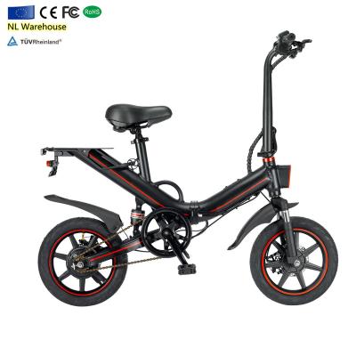 China OUXI 500W Aluminum Alloy OUXI 500W Motor 15AH Battery Folding Bicycle V5 Wheel City Bike Strong Electric Pedal Helper From EU Electric Warehouse for sale