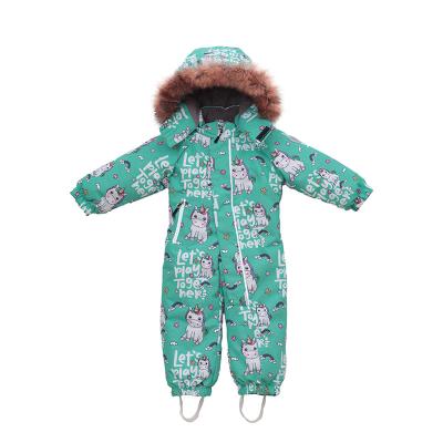 China Breathable New Design Ski Suit Waterproof Warm Overalls For Kids for sale