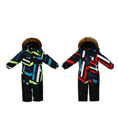 China One Piece Ski Suit Breathable For Children Skiing Waterproof For Windproof Skiing Suit for sale