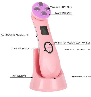 China Face Lift Face Beauty Equipment Beauty Facial Massager Personal Care Slimming Machine Wrinkle Removal Skin Care Device for sale