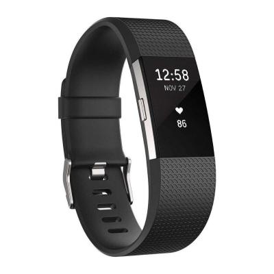 China Wifi Fitbit Charge 2 Fitness and Activity Tracker with Built-in GPS, Heart Rate, Sleep and Swim Tracking, Black/Black, One Size for sale