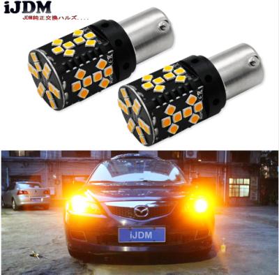 China Canbus BAU15S Error Free LED None Hyper Flash 21W 7507 PY21W Amber Yellow LED Bulbs For Bau15s Car Turn Signal Light for sale