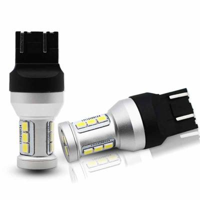 China For parking/marker/drl/car fog lights T20 W21W led bulb WY21W red white W21/5W 7440 7443 SRCK LED bulbs car brake parking DRL reverse fog light backup lamp for sale