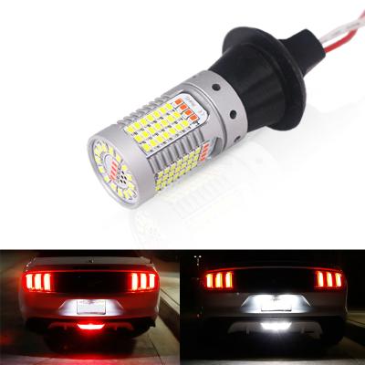 China Red/White LED Rear Fog/Reverse Light Car 3156 Conversio LED White/Red Double-Color Canbus T25 PY27W Led Bulbs For 15-17 Ford Mustang Rear Fog Lamp /Backup Light 12V for sale