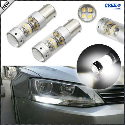 China 6000K 1156 White Xenon CRE'E LED Replacement Bulbs For Daytime Running Lights 1156 7506 7527 S25 BA15 for sale