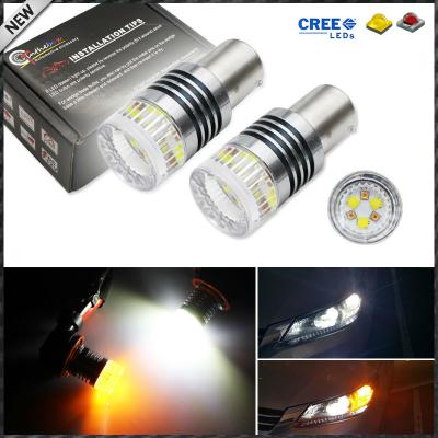 China White Yellow Roller Coaster 1156 7506 BA15s LED Lamp Bulb For Daytime Running Light/DRL 1156 for sale